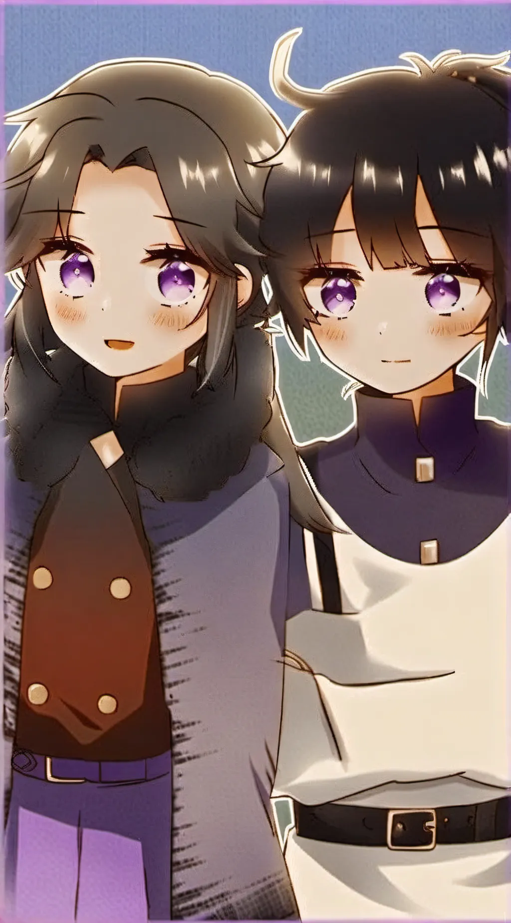 ai character: Kanae and Kanao background