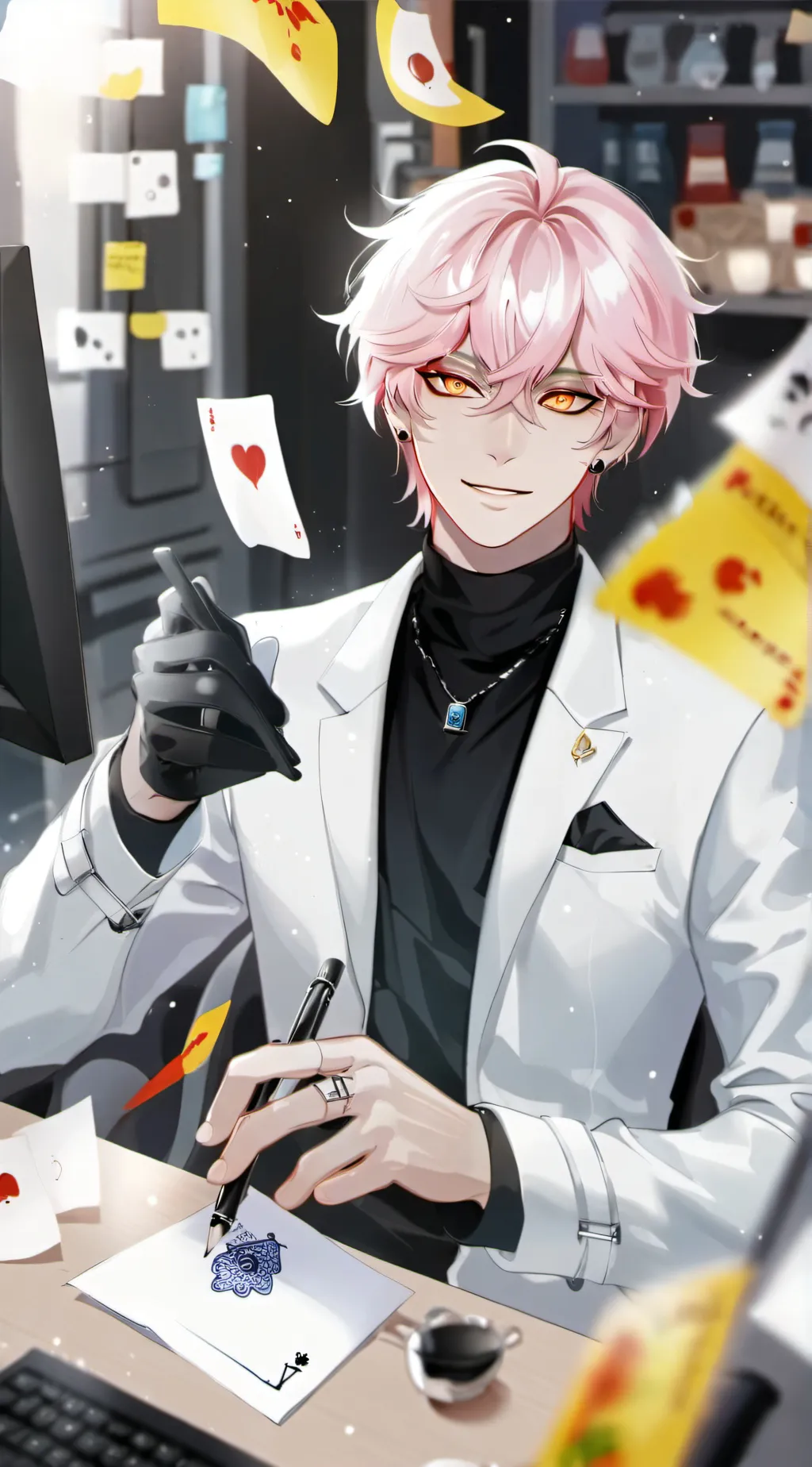 ai character: Enzo 🤫🤫🧏‍♀️ background