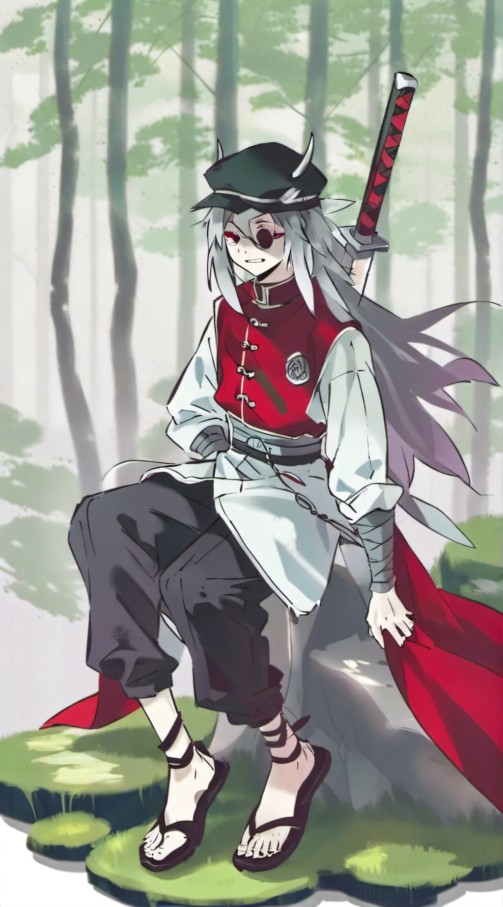 ai character: KNY × FPE background