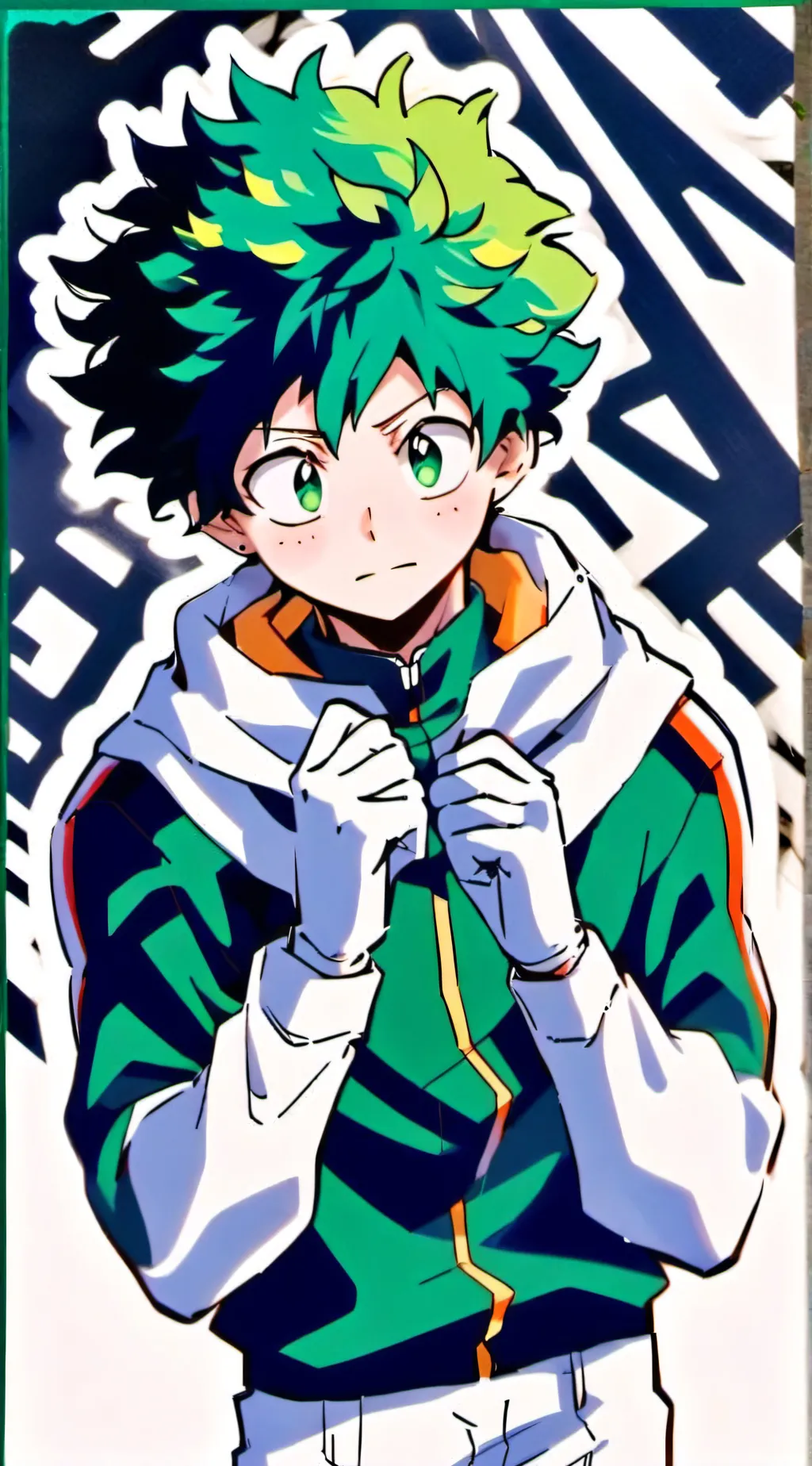 ai character: izuku/Deku background