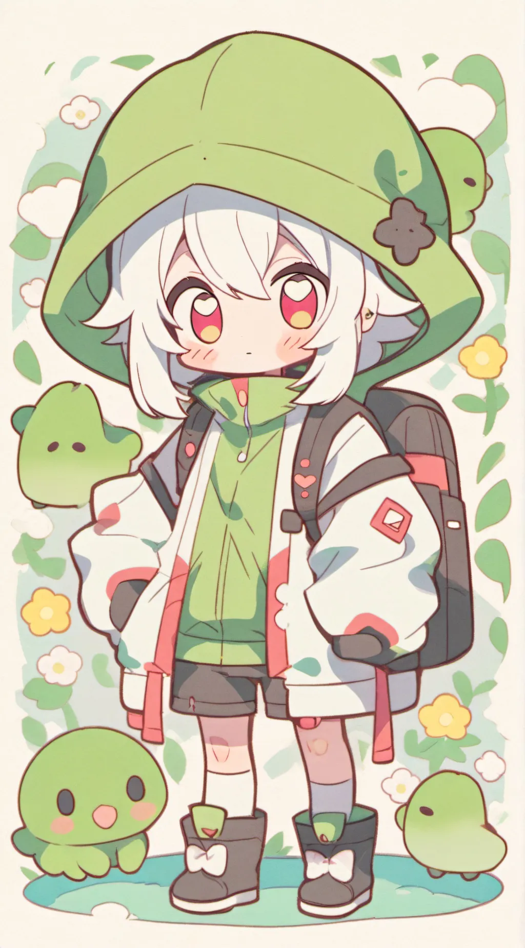 ai character: Kiri&Baku daughter background