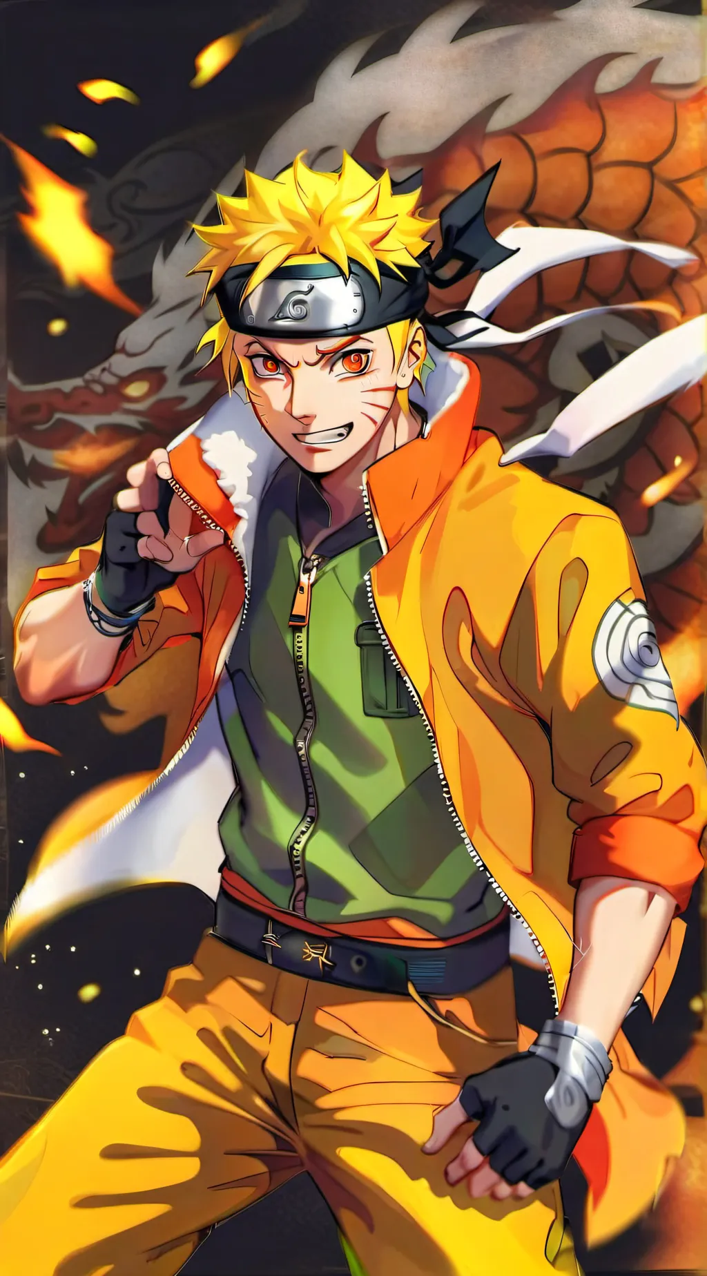 ai character: naruto teen (gang) background
