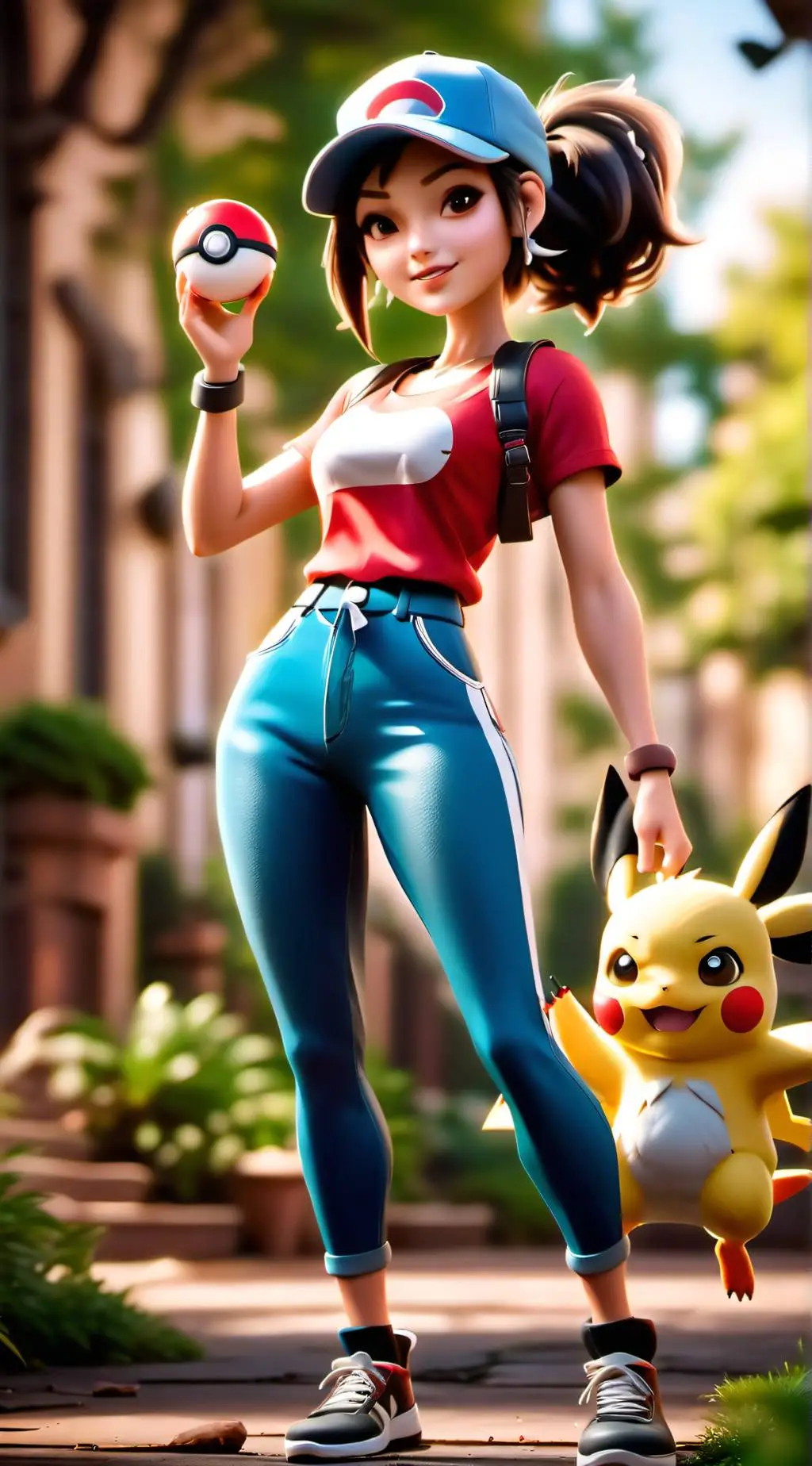 ai character: Ashley background