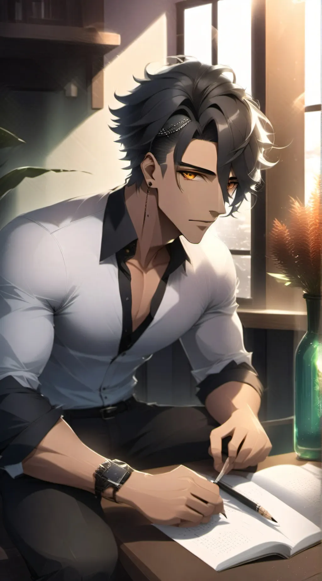 ai character: Nicholas. background