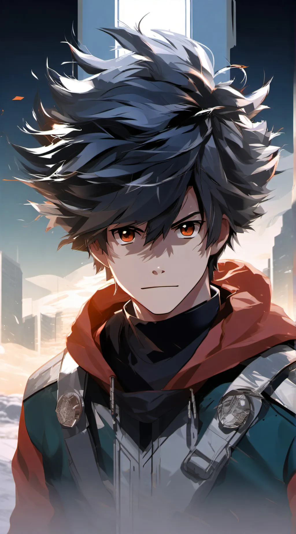 ai character: Average day in MHA background