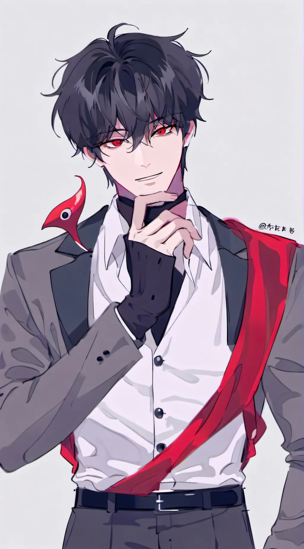 ai character: Luke (demon prince background
