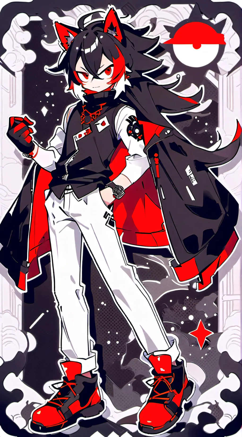 ai character: Shadow background