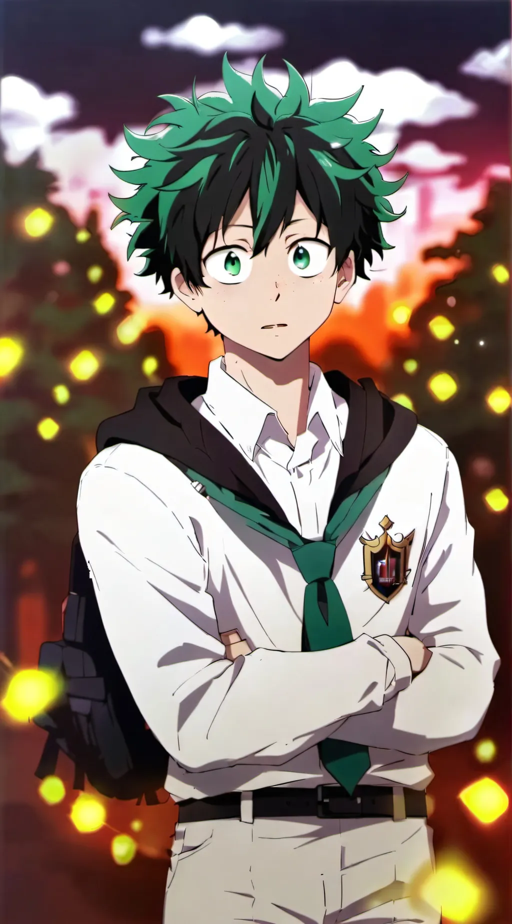 ai character: Izuku Midoriya background