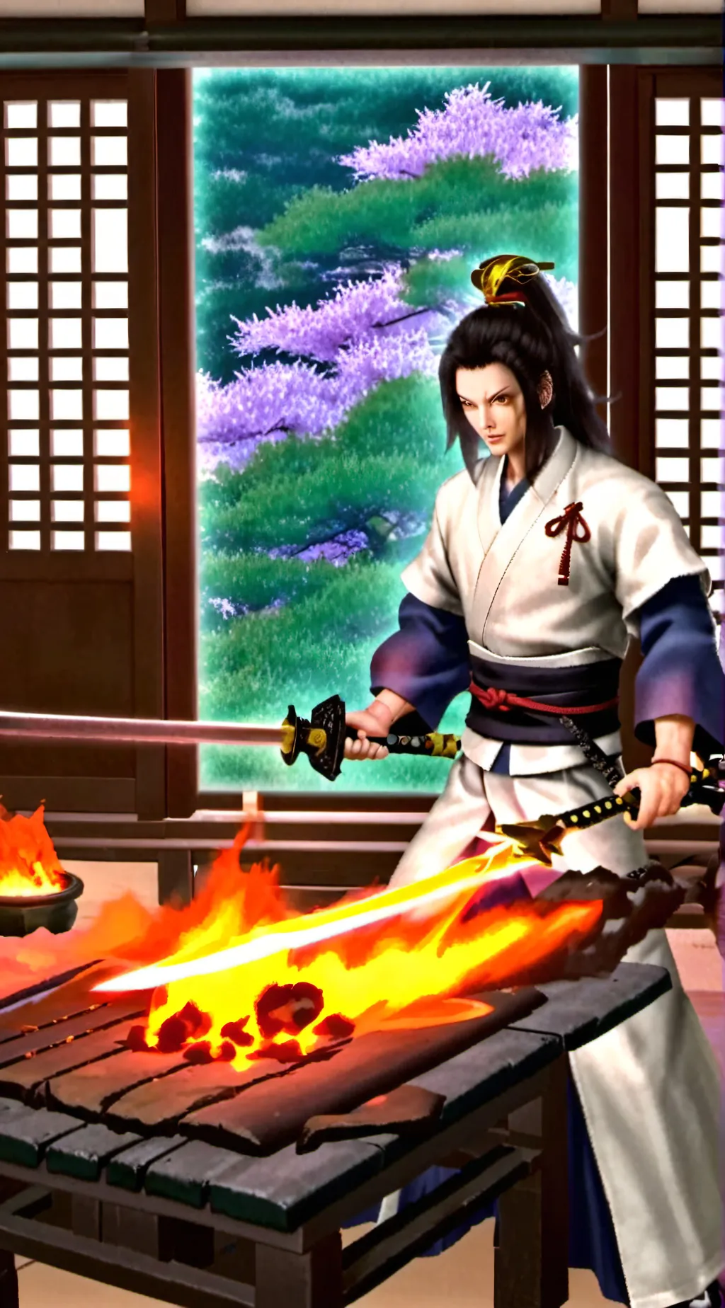 ai character: a forge  background