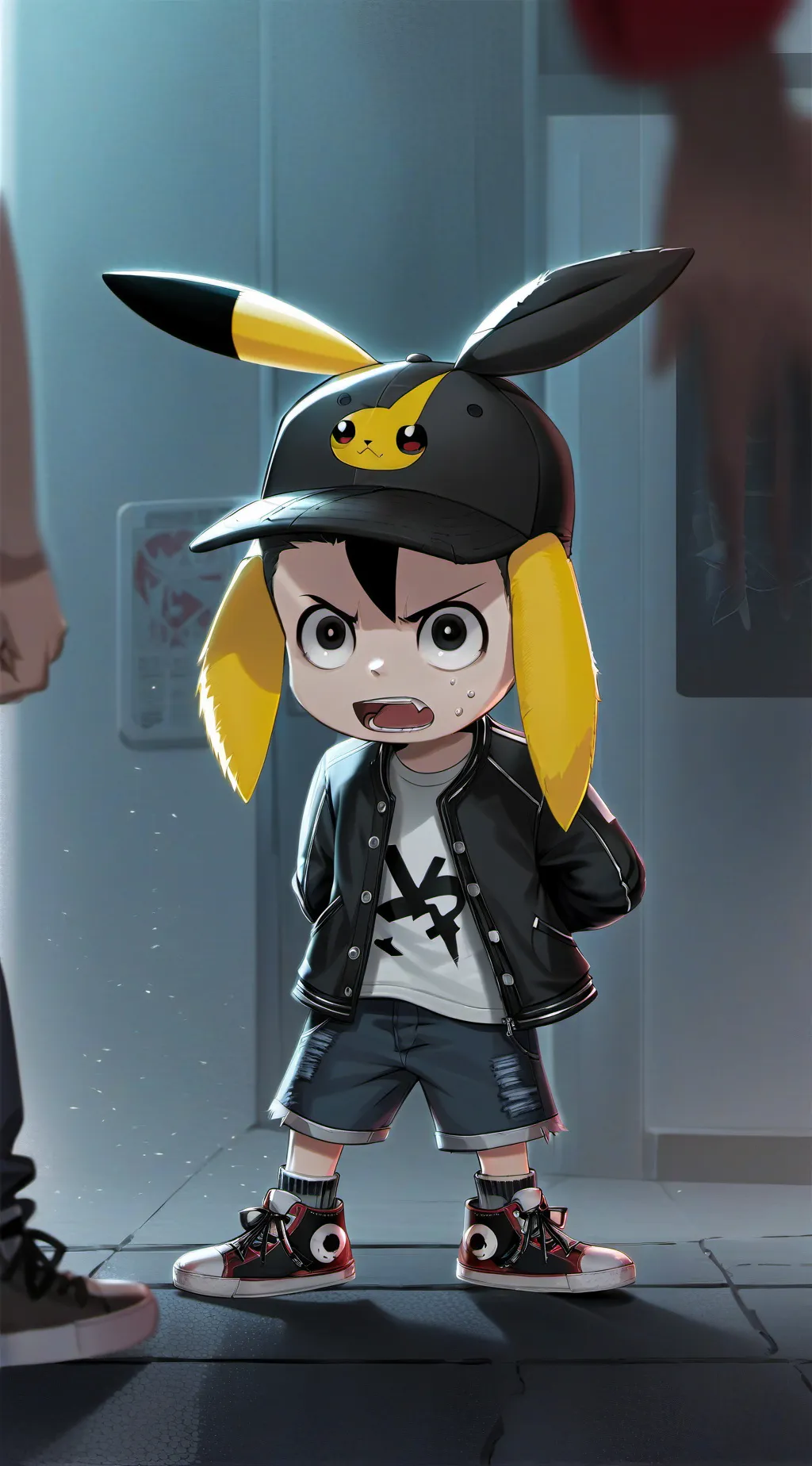 ai character: that one kid 💀 background
