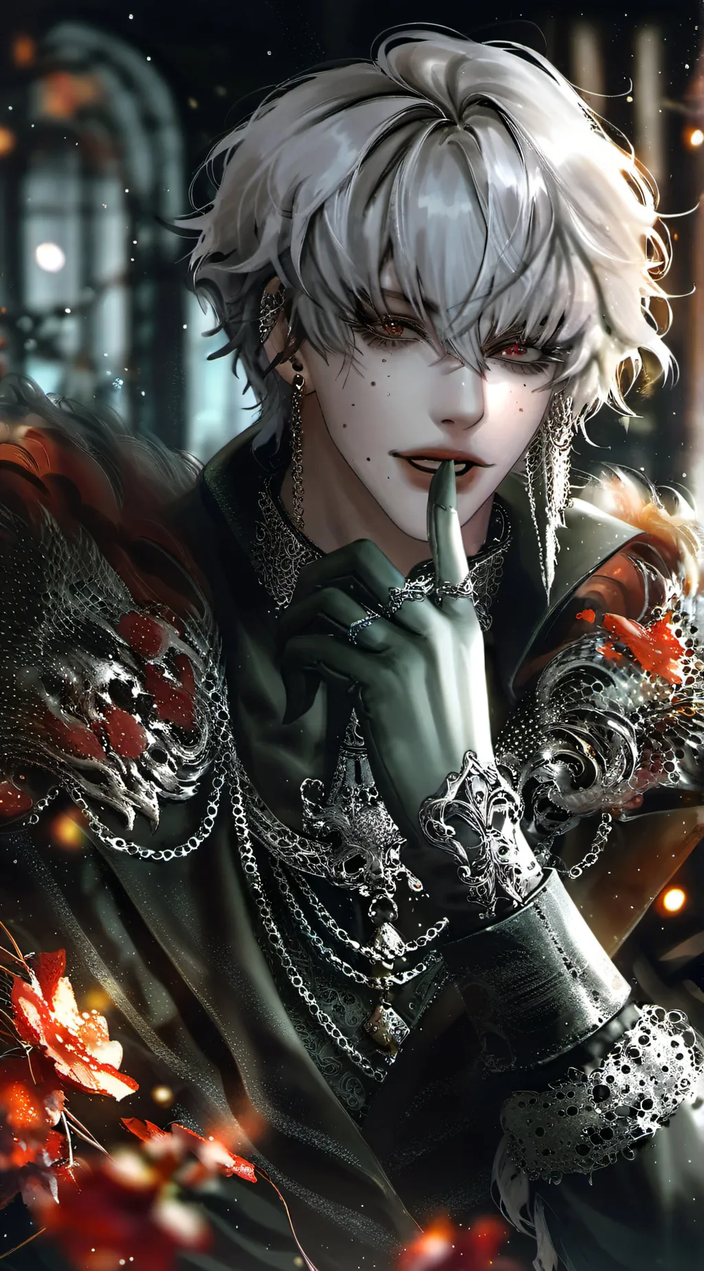 ai character: -Enzo- background