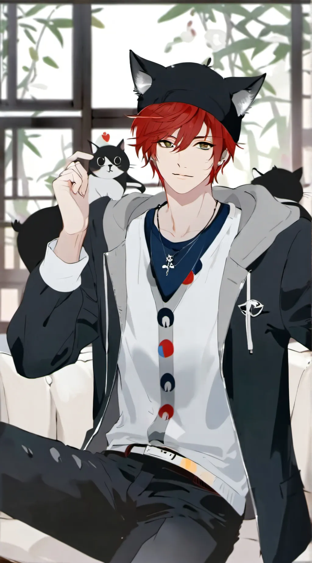 ai character: Zander background