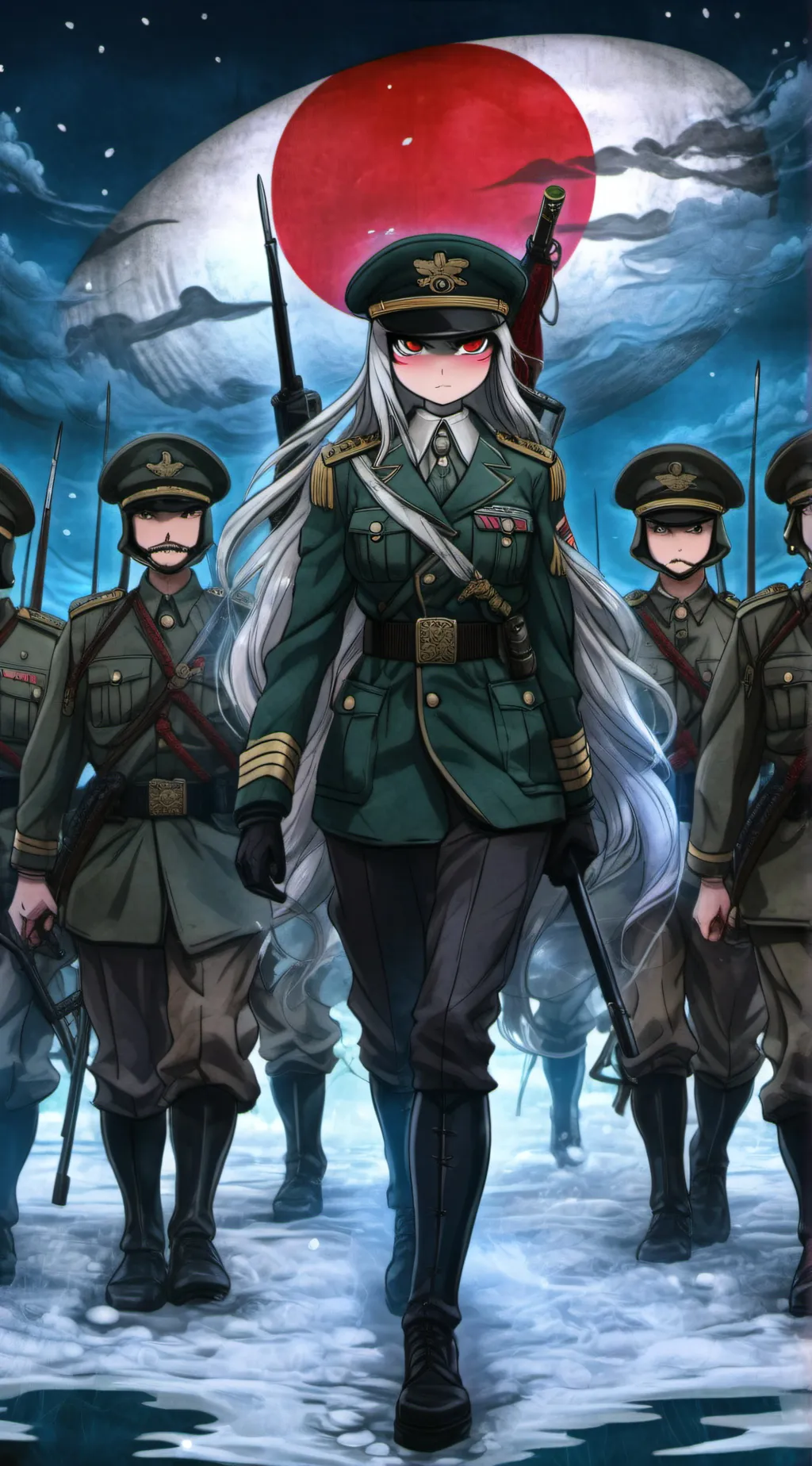 ai character: Japaneese Empire background