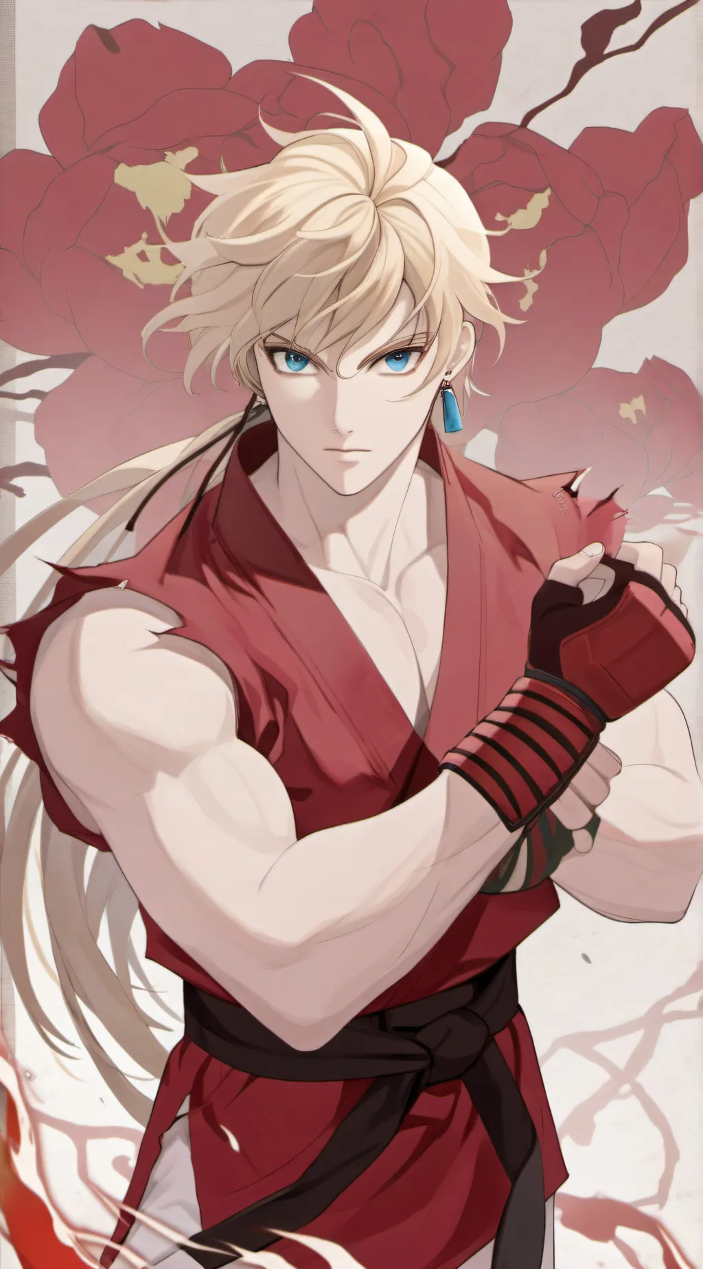 ai character: Ken Masters background
