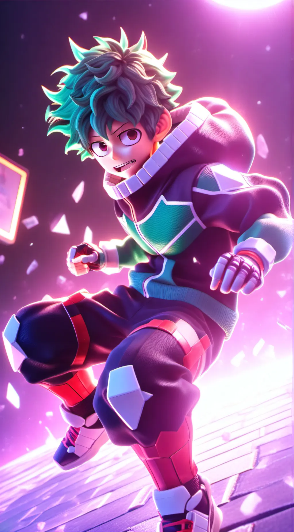 ai character: Izuku Midoriya background