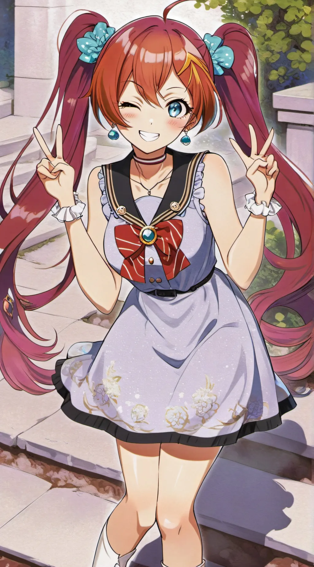 ai character: Nokia shiramine  background