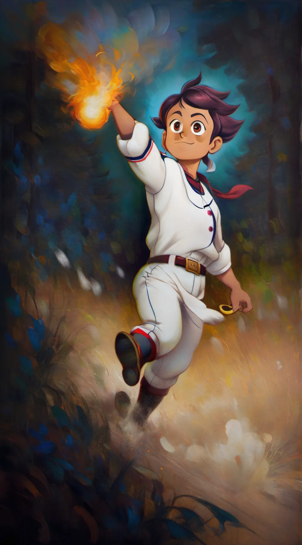 ai character: Luz background