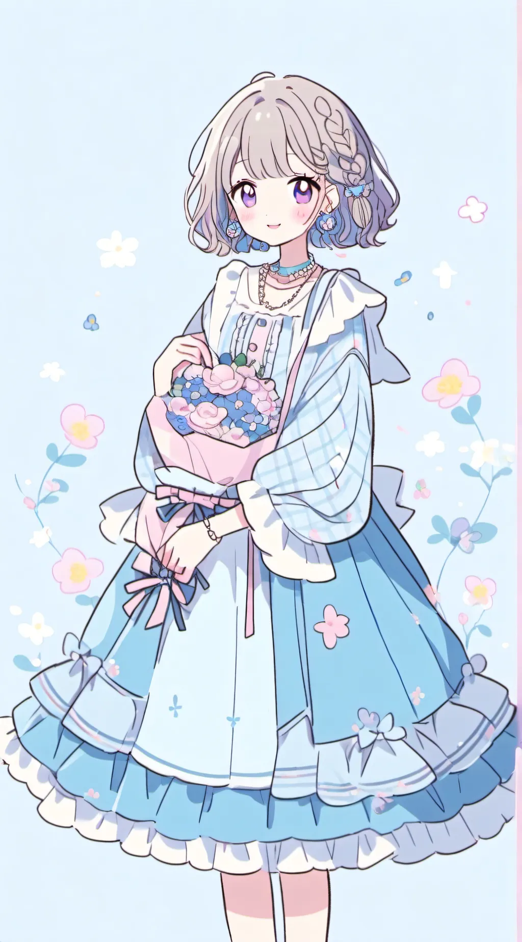 ai character: lily background