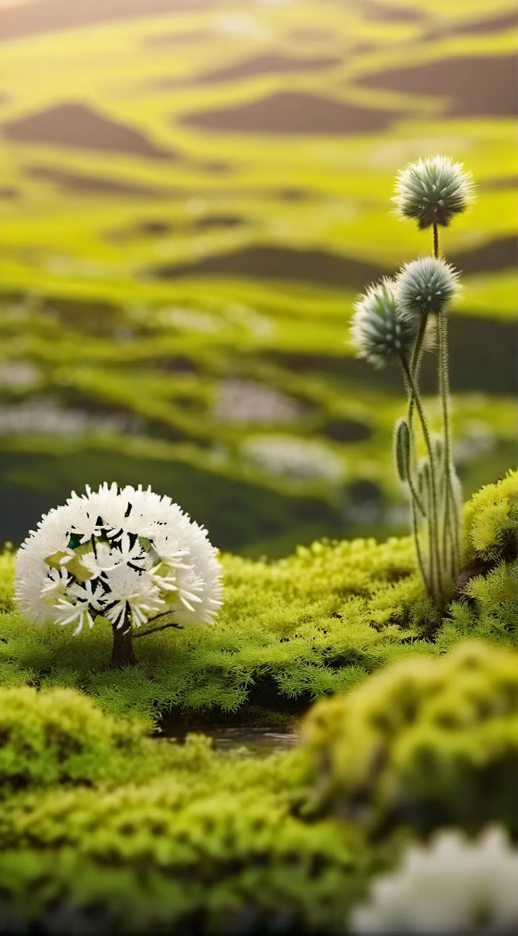 ai character: touch grass background