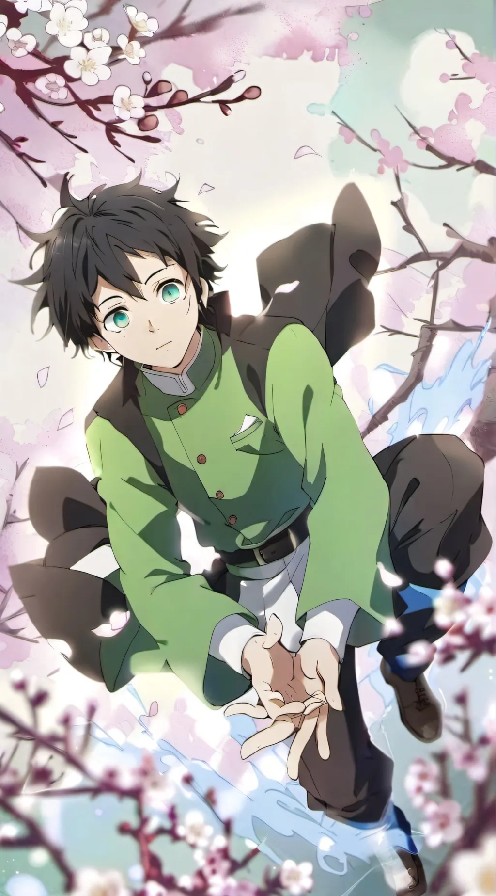 ai character: Muichiro  background