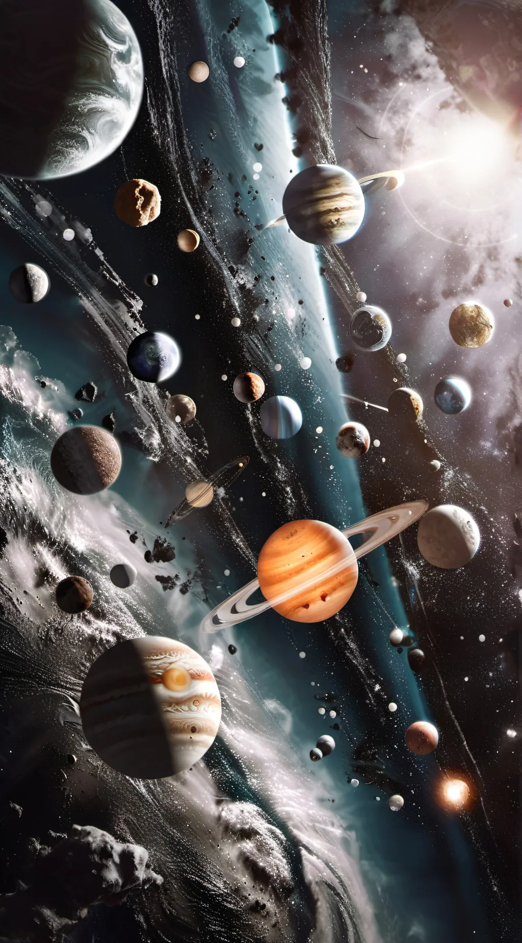 ai character: solarballs background