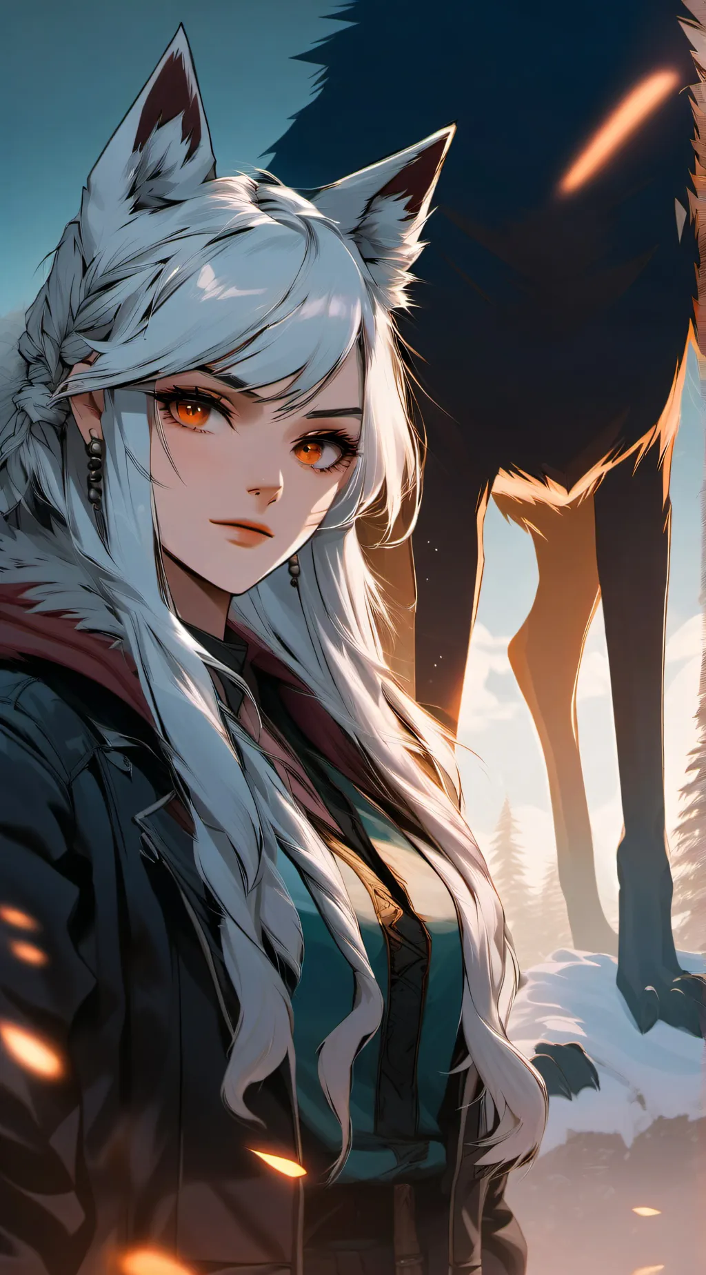 ai character: Crystal background