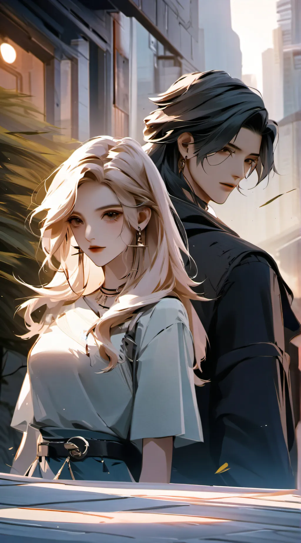 ai character: Alex and Molly background
