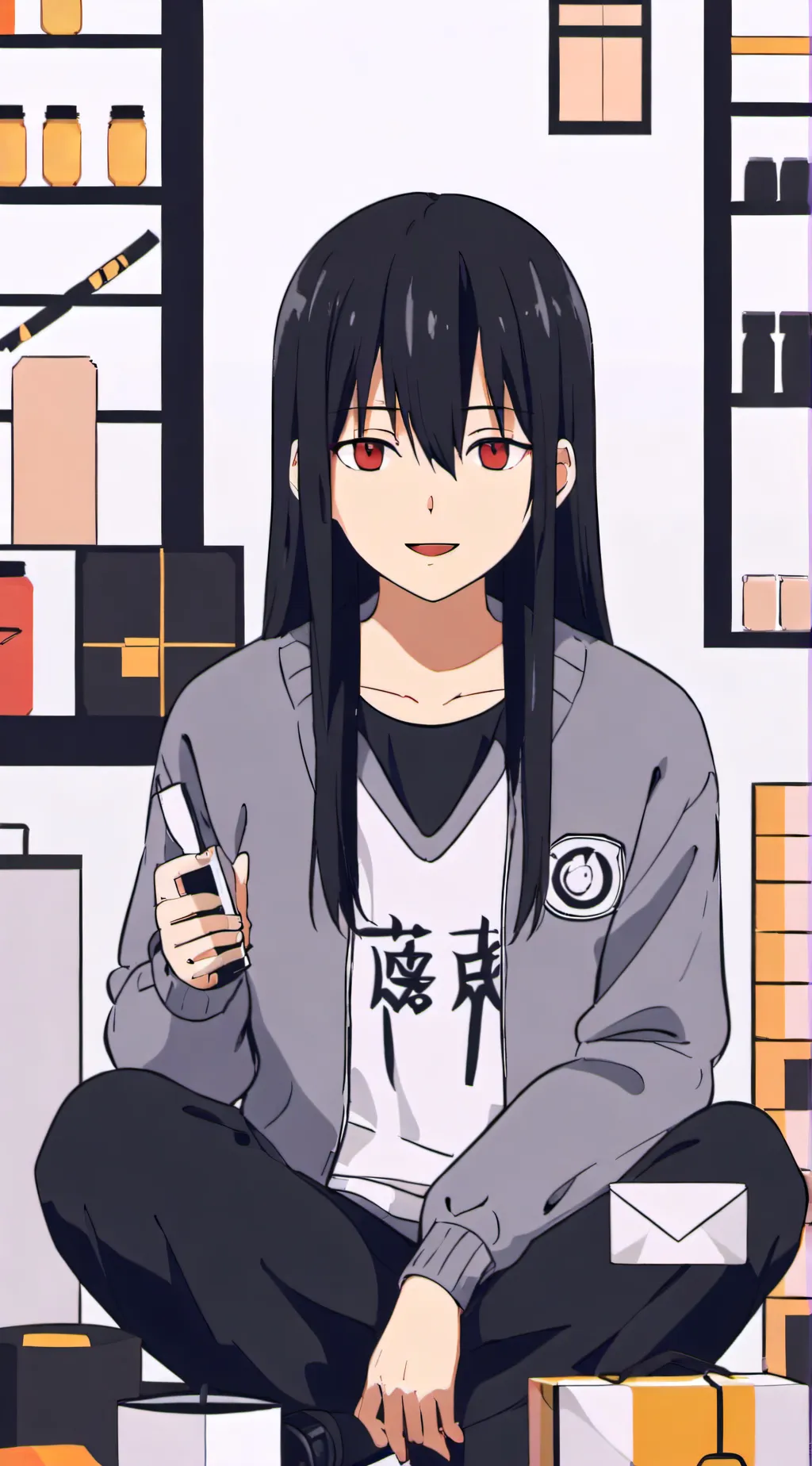 ai character: Misaki background