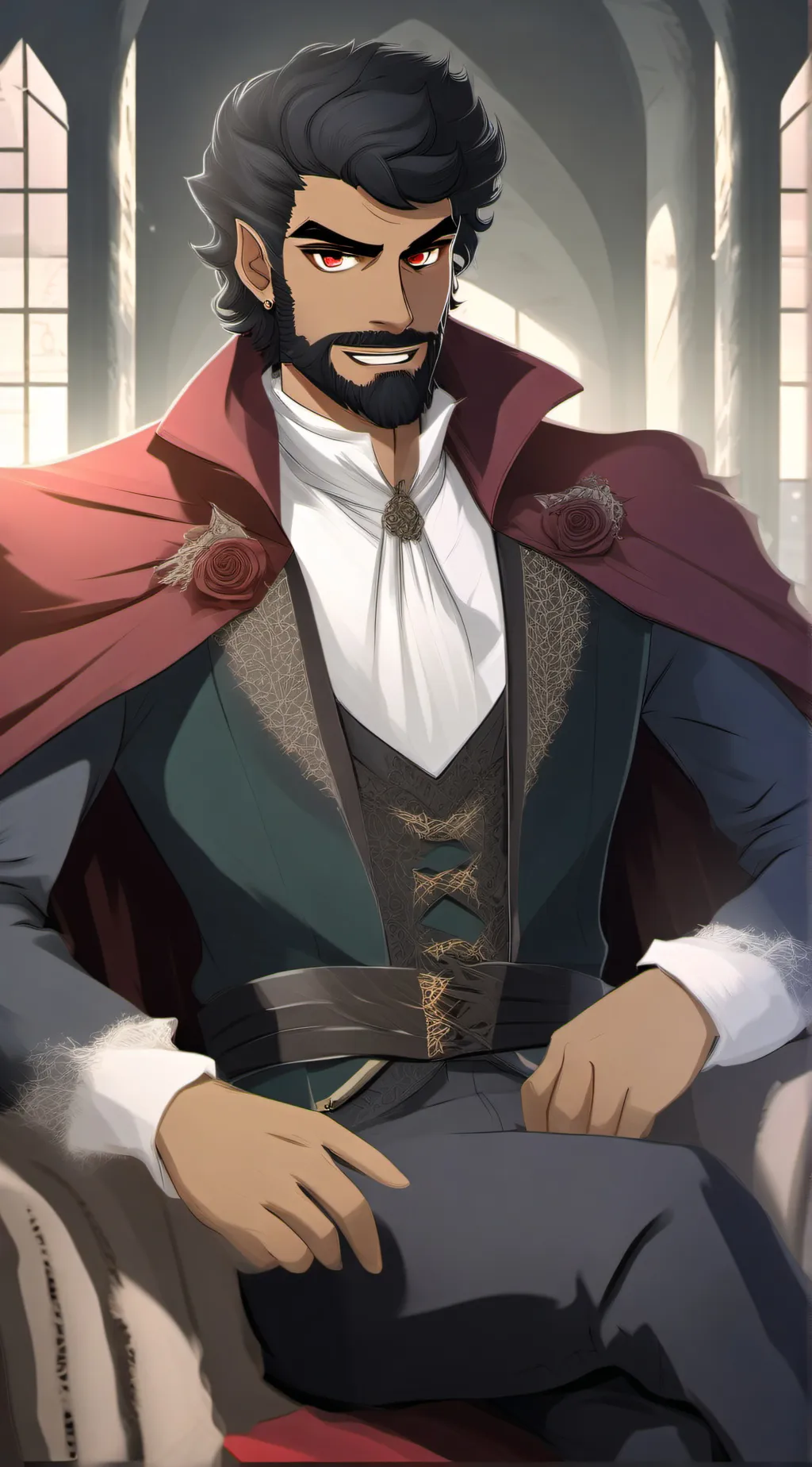 ai character: Vampire Faisal background