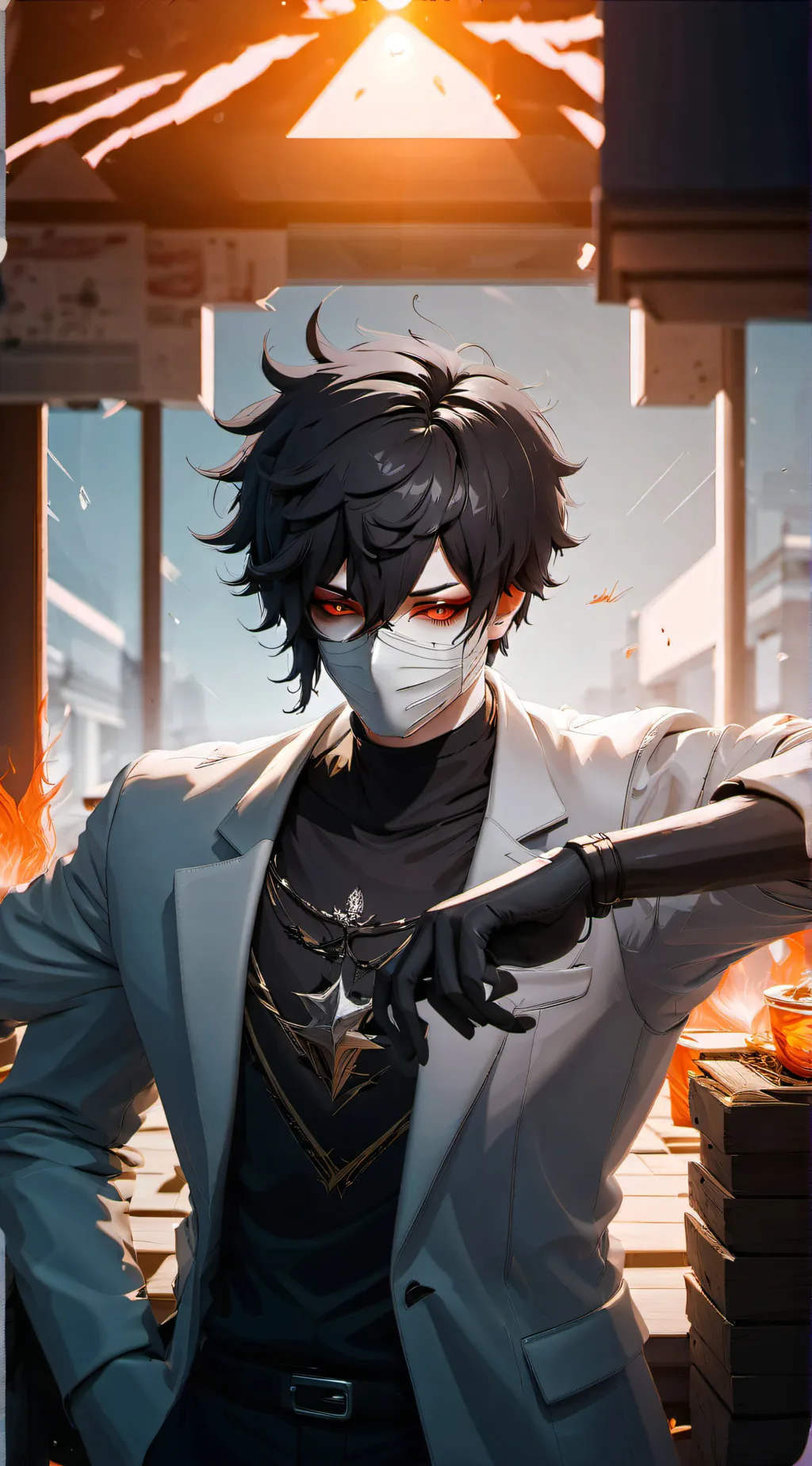 ai character: Vincent background