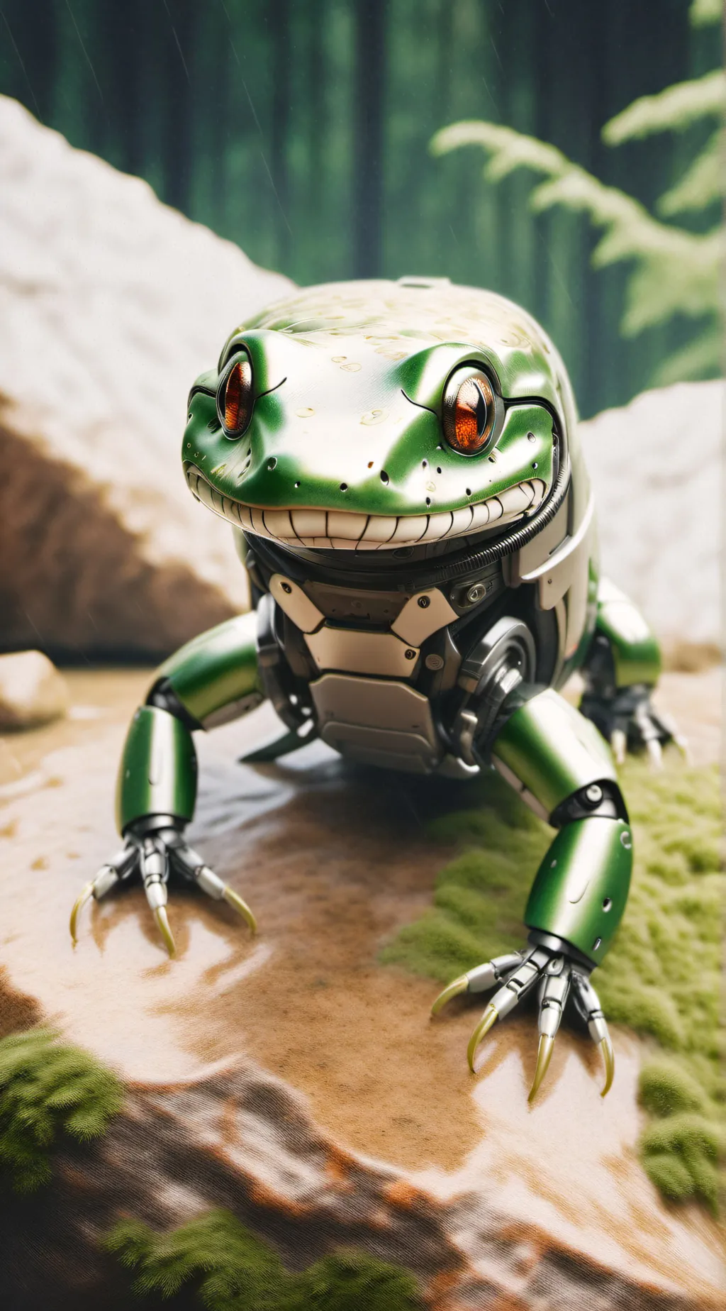 ai character: Twisty animatronic background