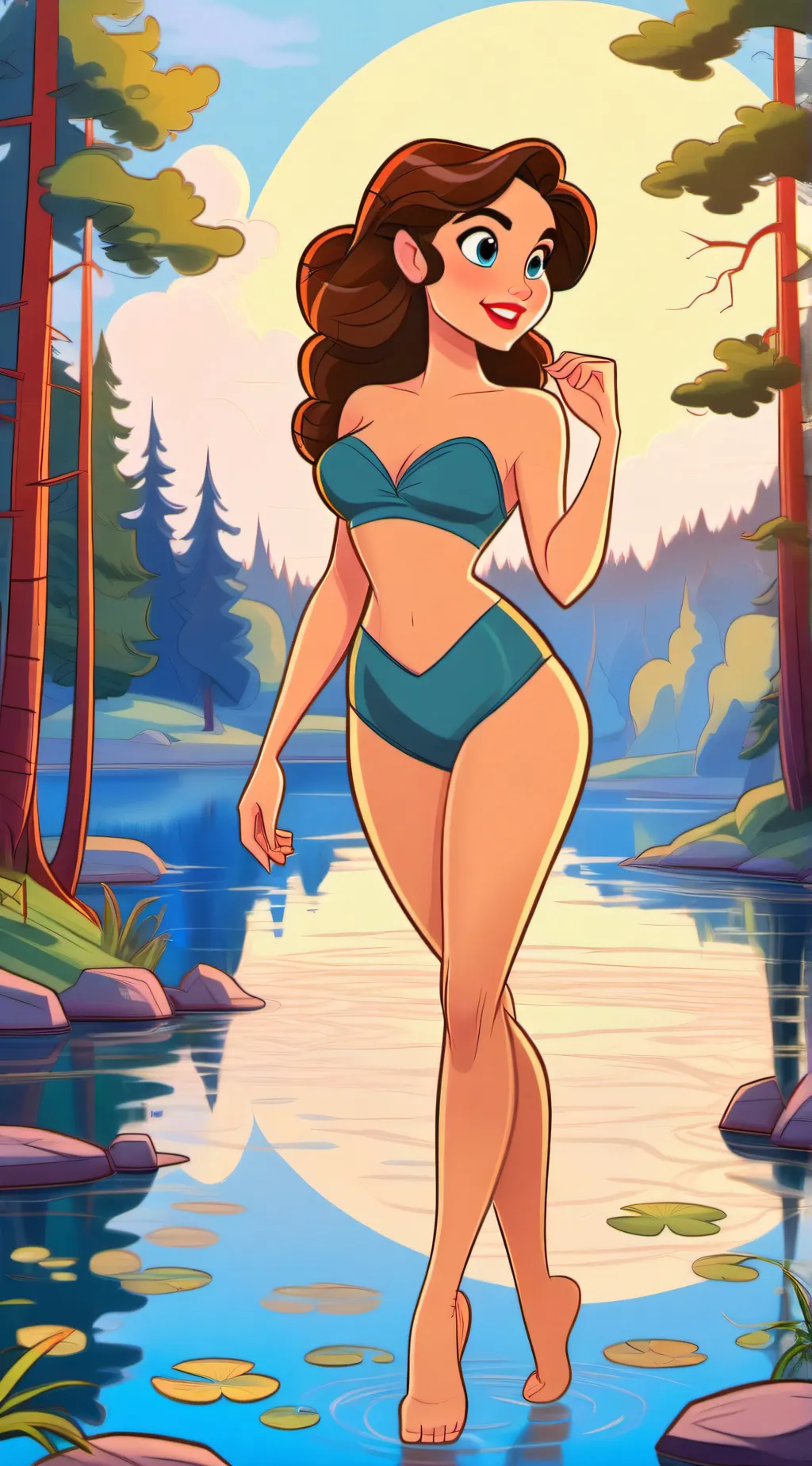 ai character: Belle background