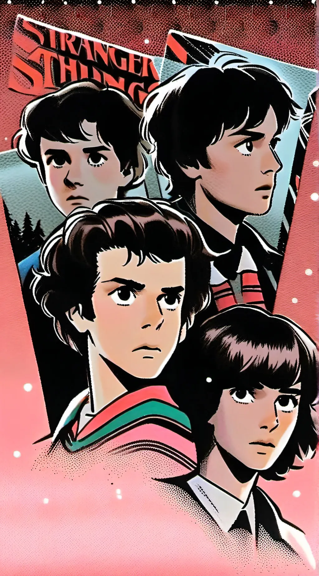ai character: stranger things  background