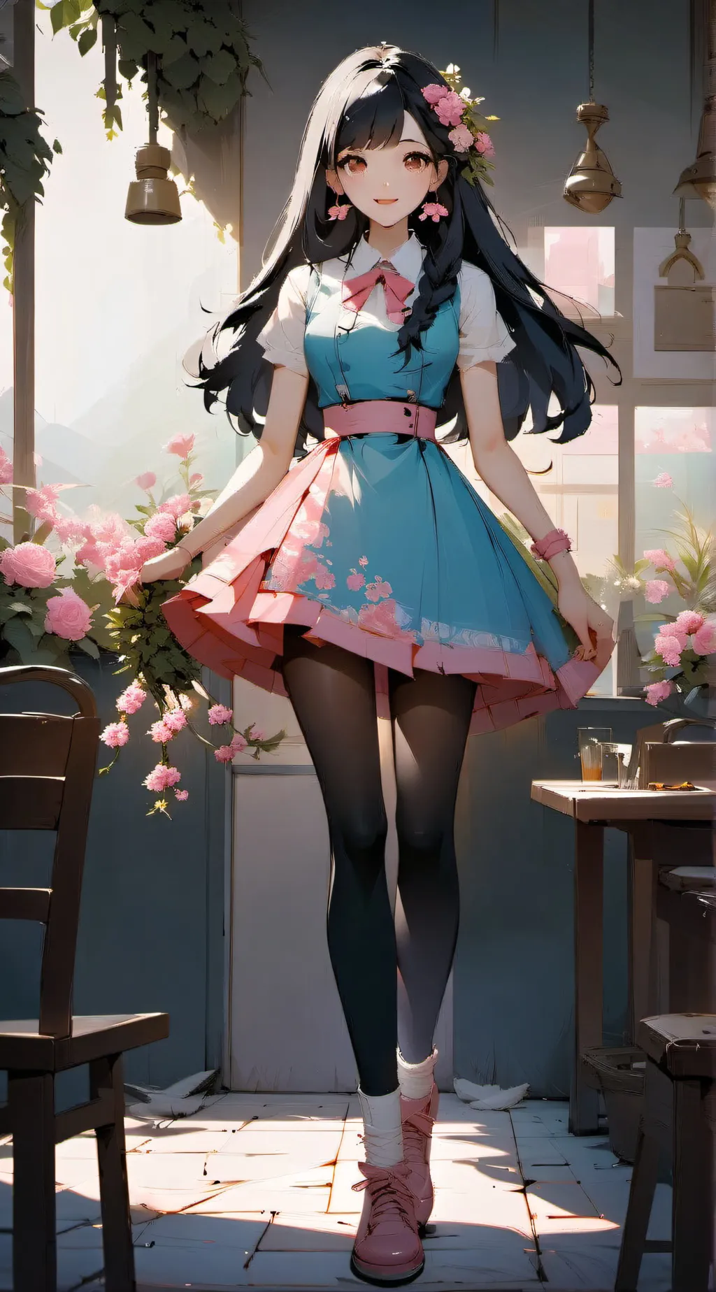 ai character: Amanda background