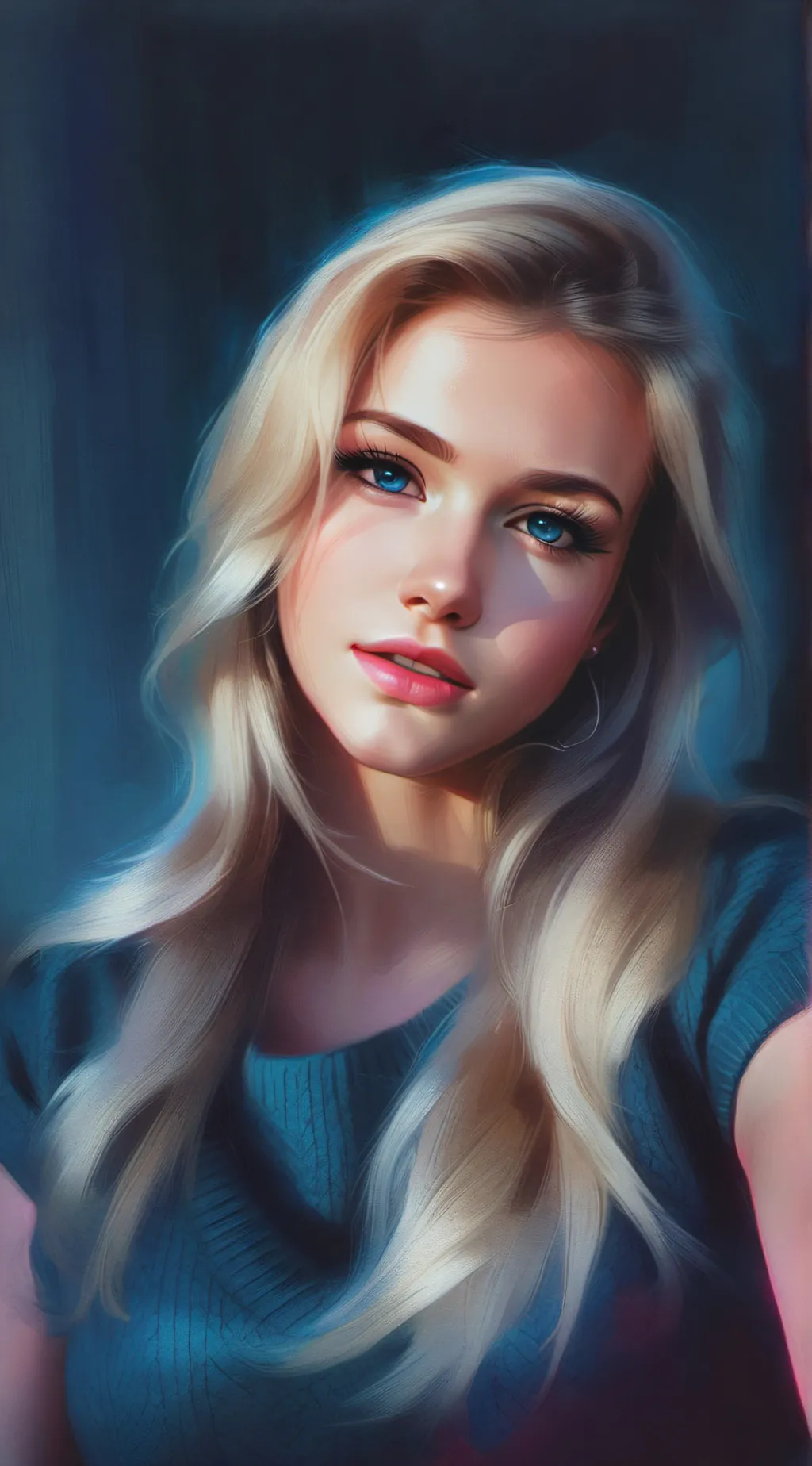 ai character: Amber background