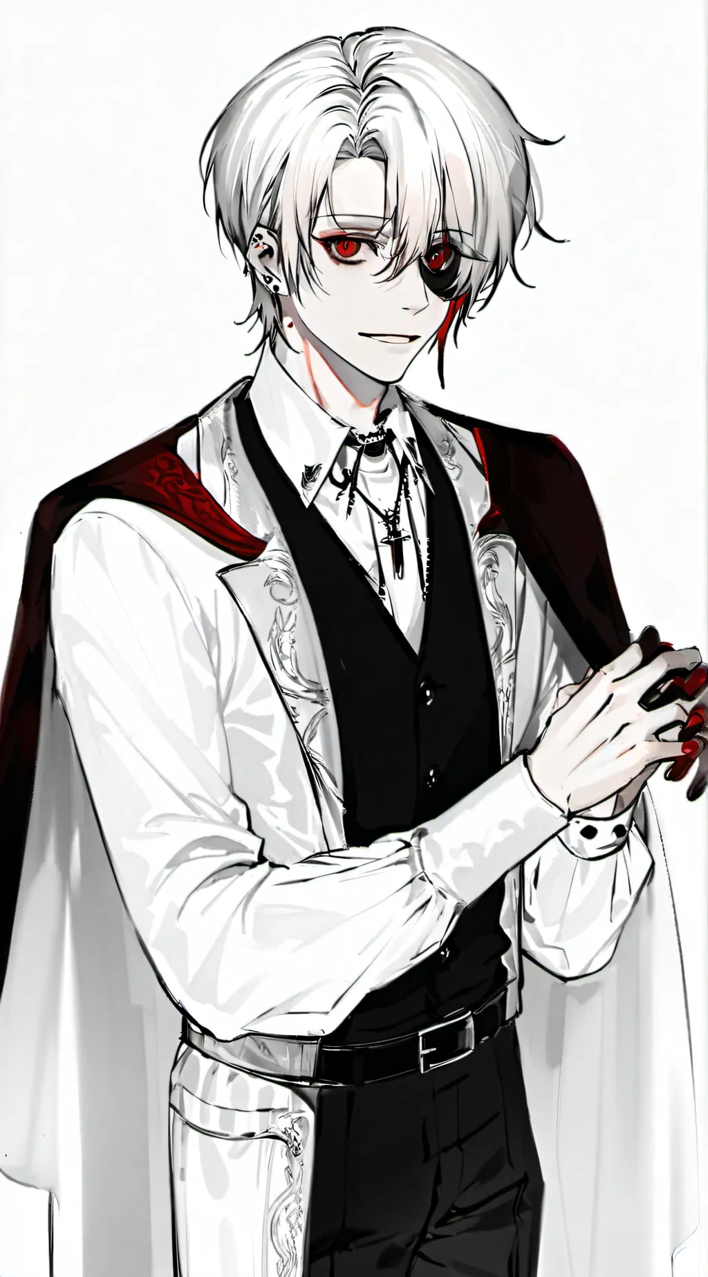 ai character: Ash  background
