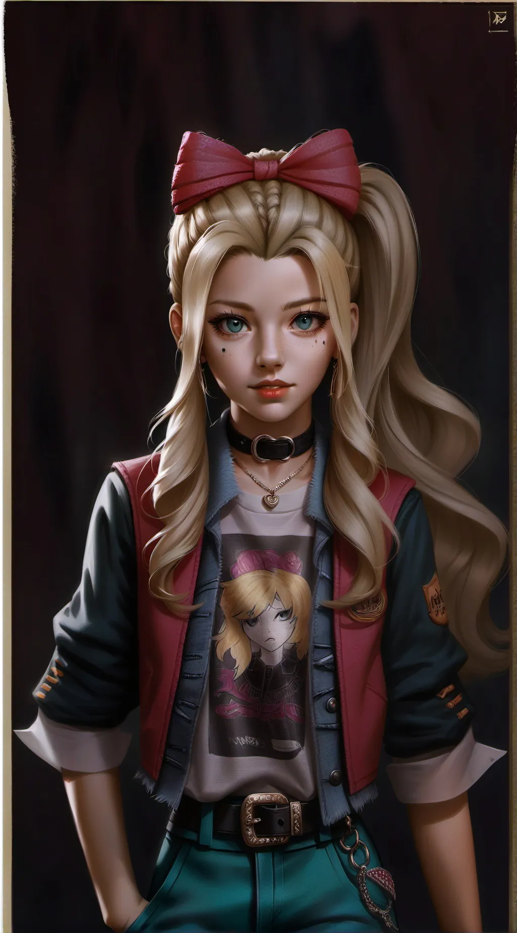 ai character: Jojo siwa background