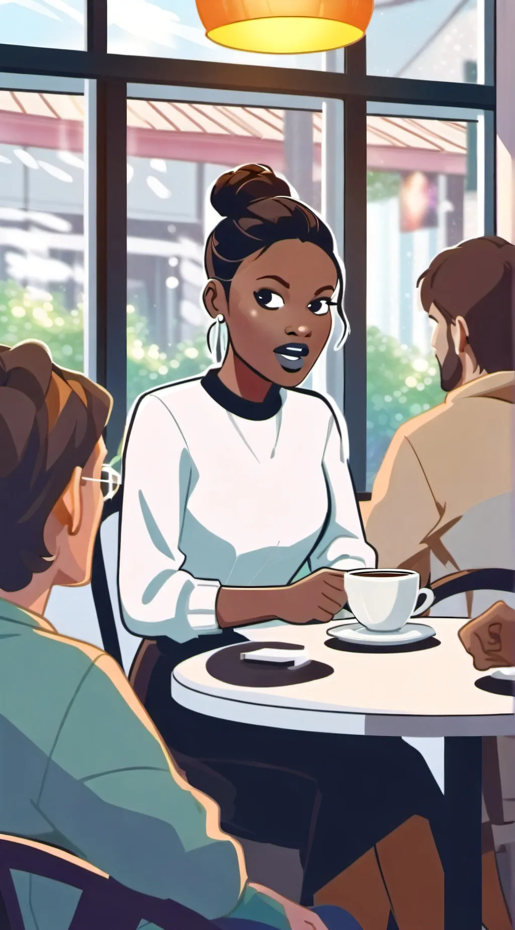 ai character: The mean girl background