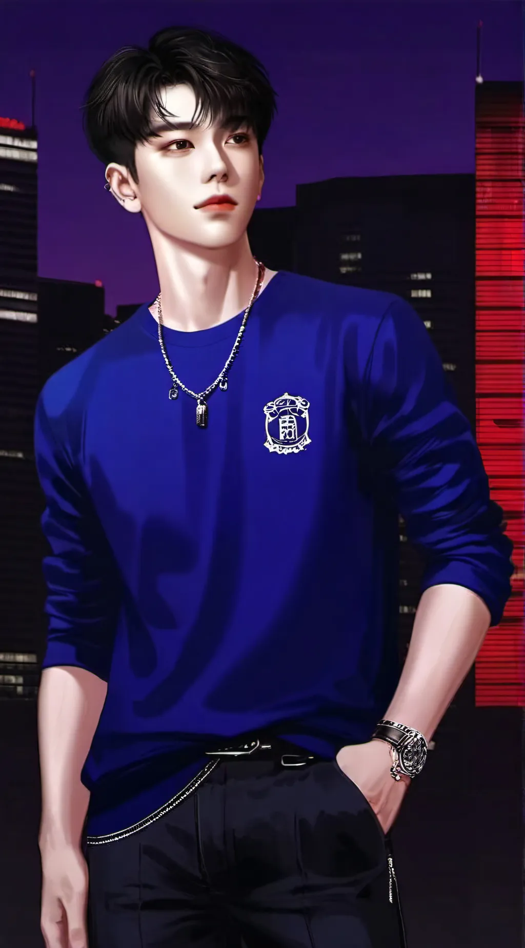 ai character: Sunghoon park  background