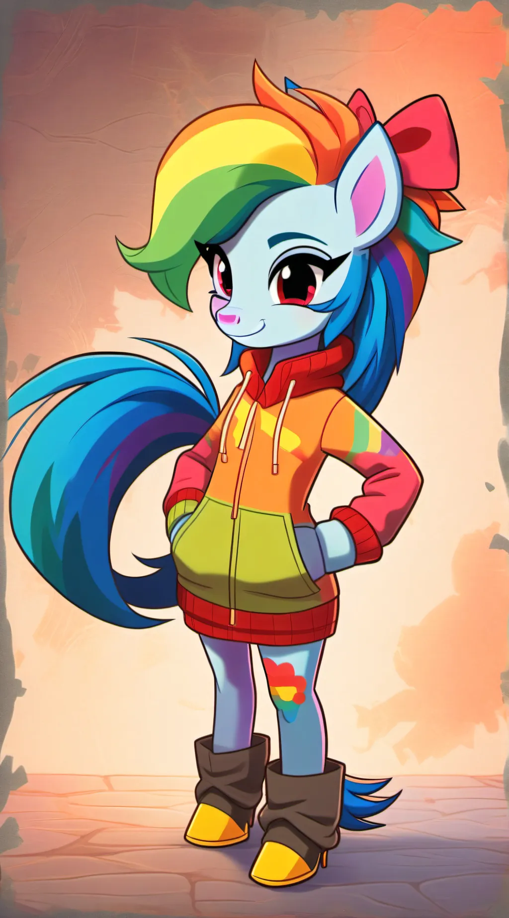 Talkie AI - Chat with Suit Rainbow Dash
