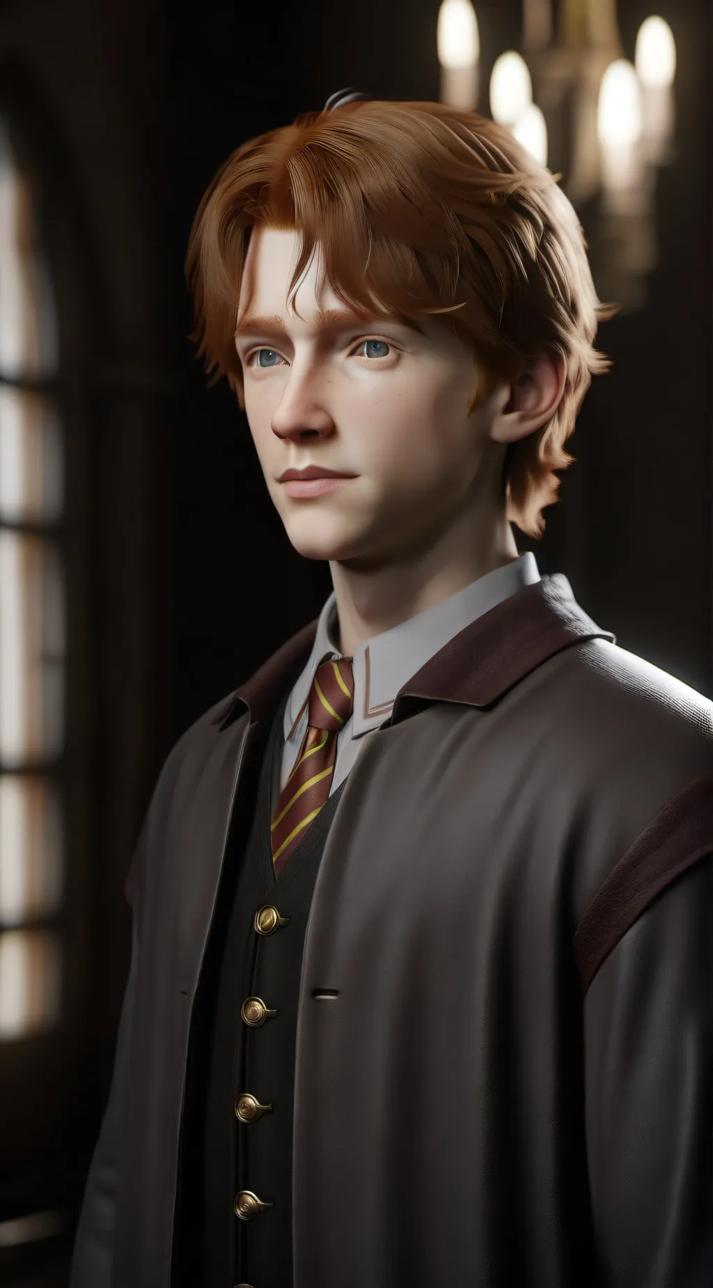 ai character: Ron X y/n  background