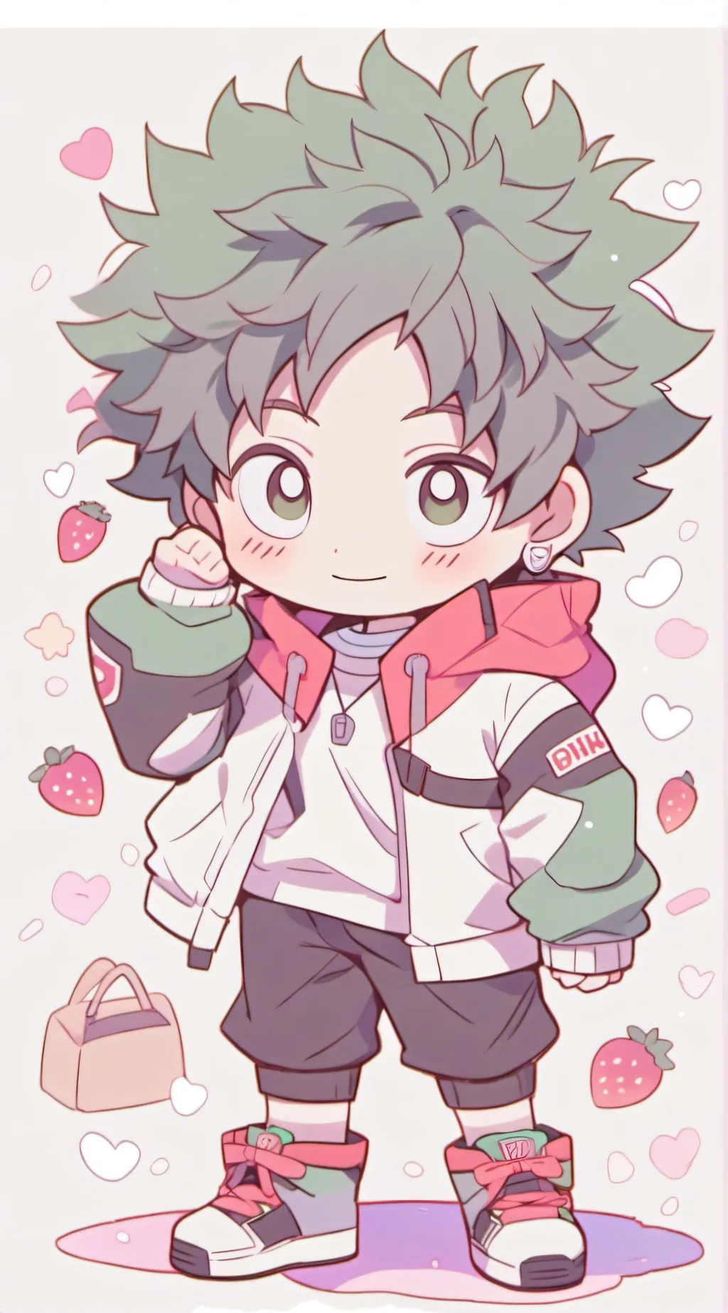 ai character: Deku! background