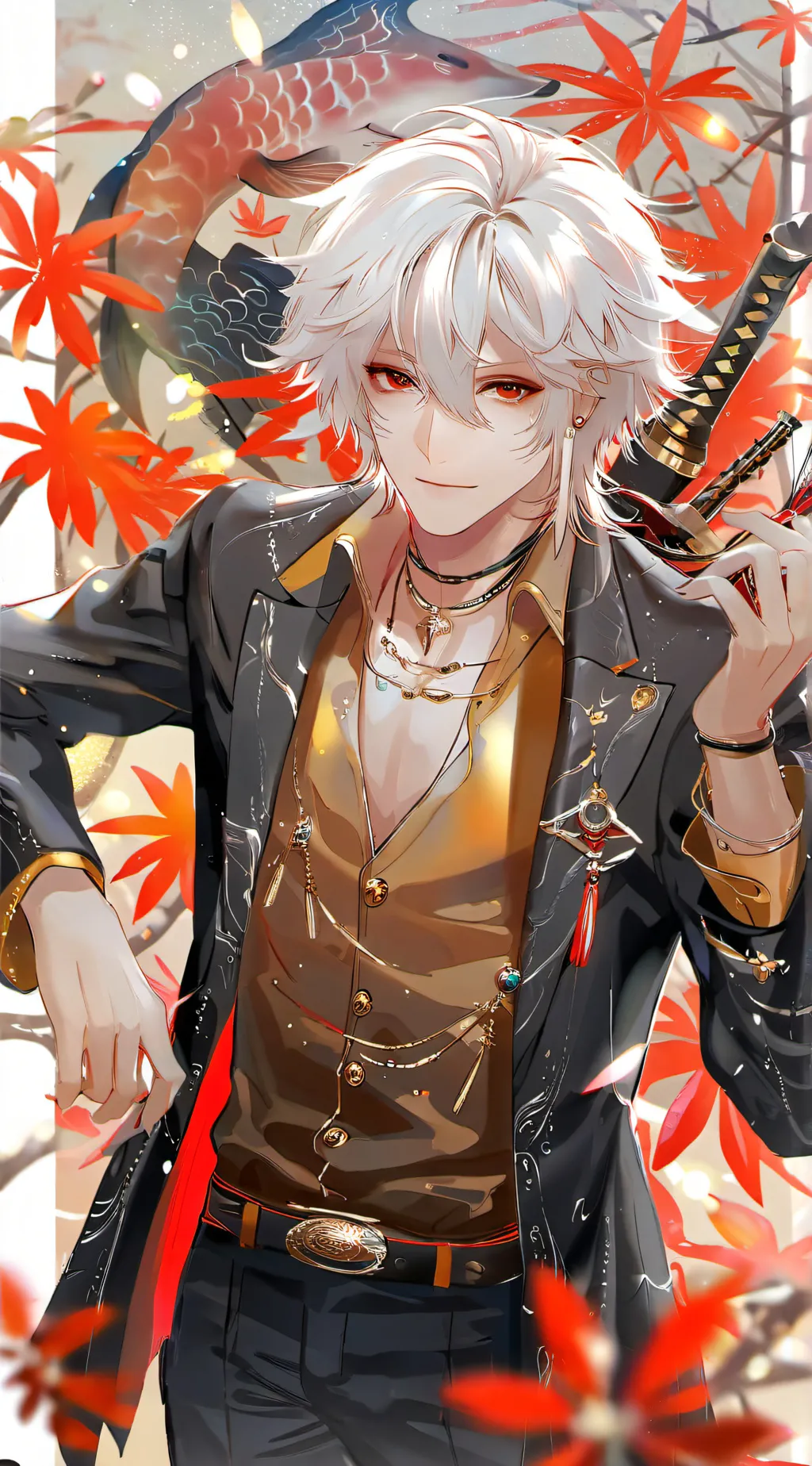 ai character: Adrian(Axolotl) background