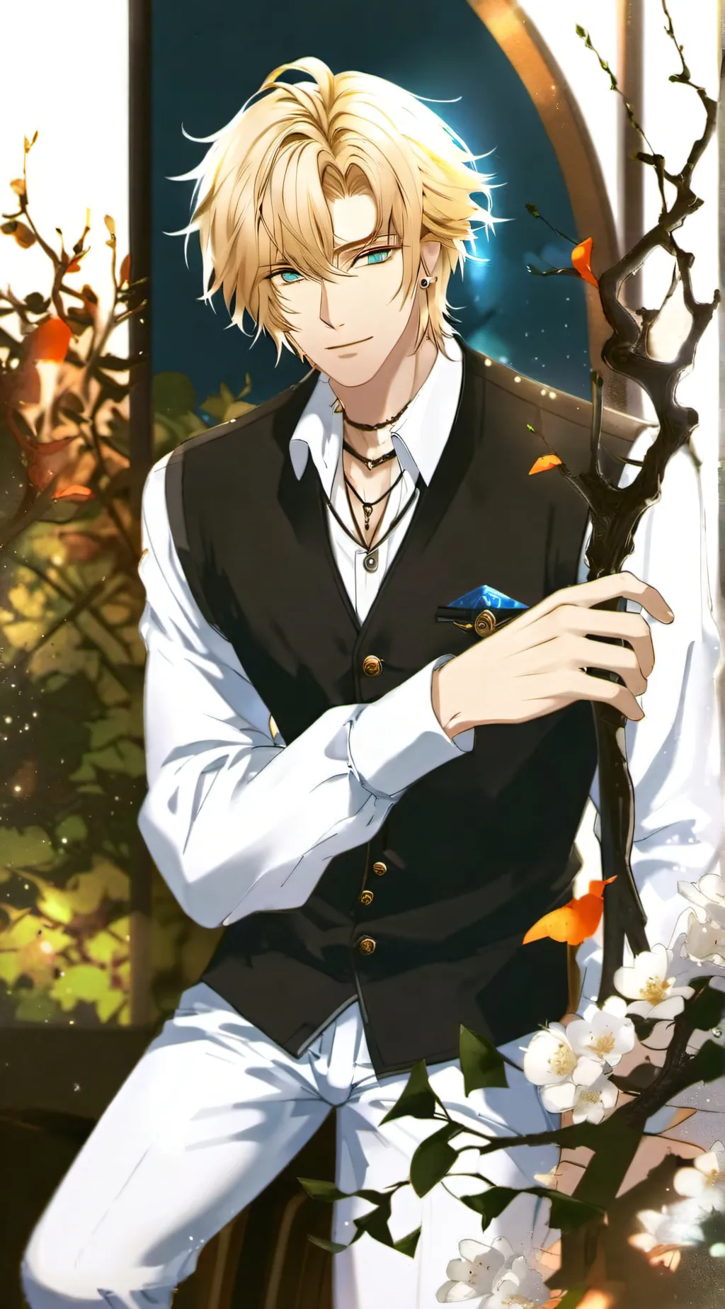 ai character: Draco x Harry background