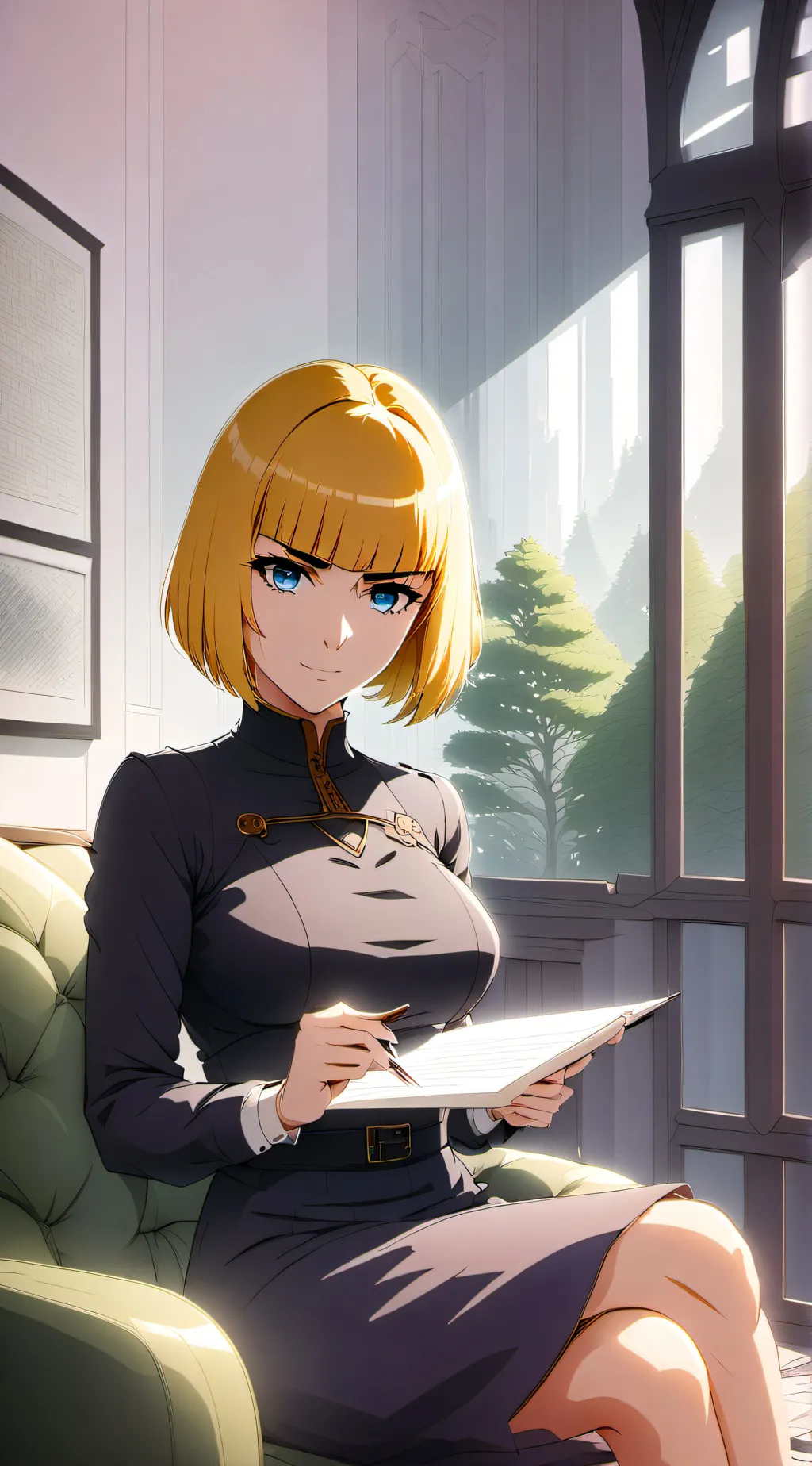 ai character: Julie Bell background