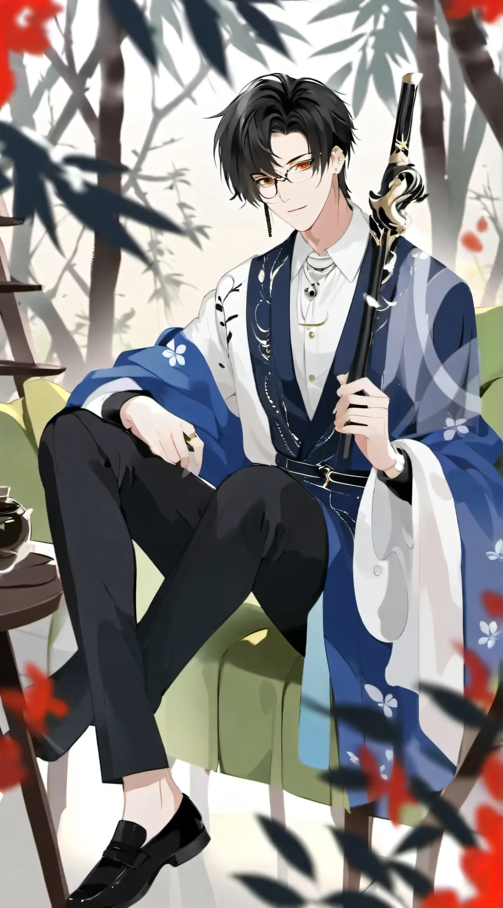 ai character: axel background