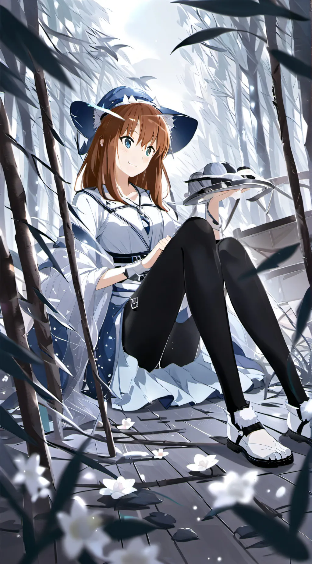 ai character: Rose background