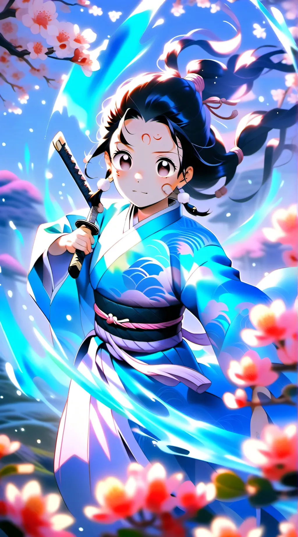 ai character: Demon slayrt background