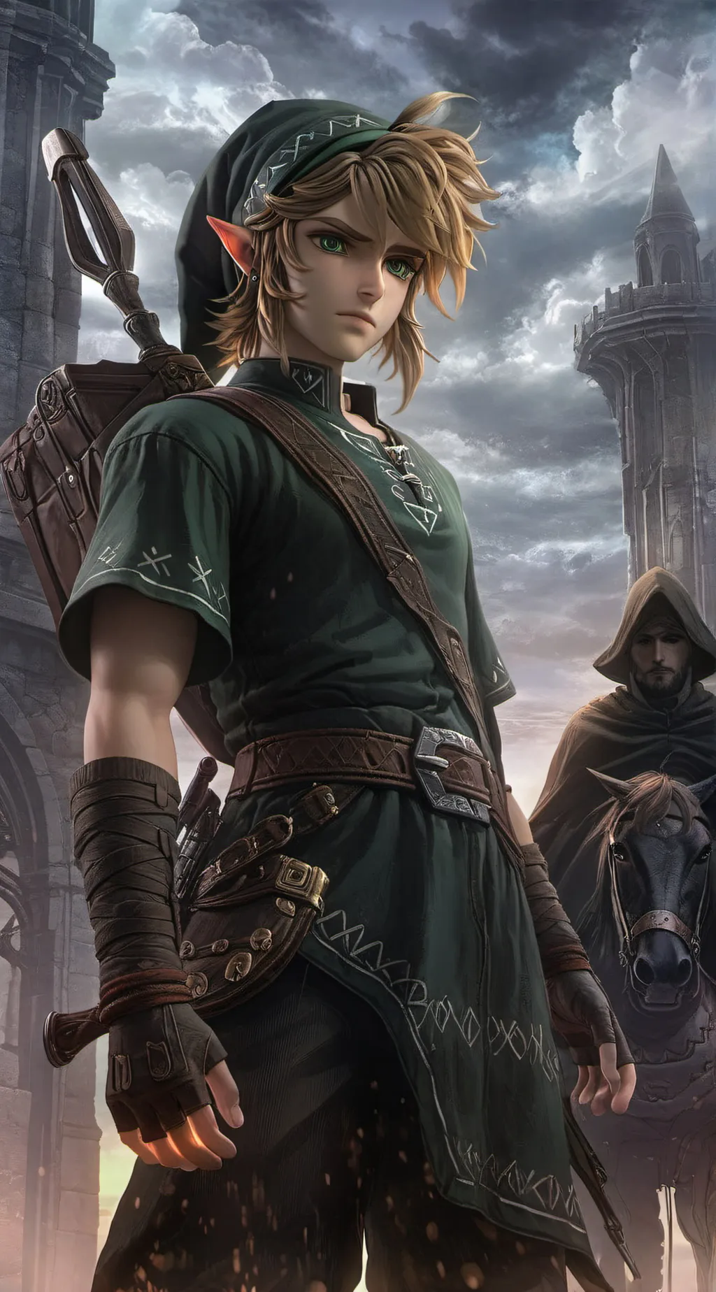 ai character: Link background