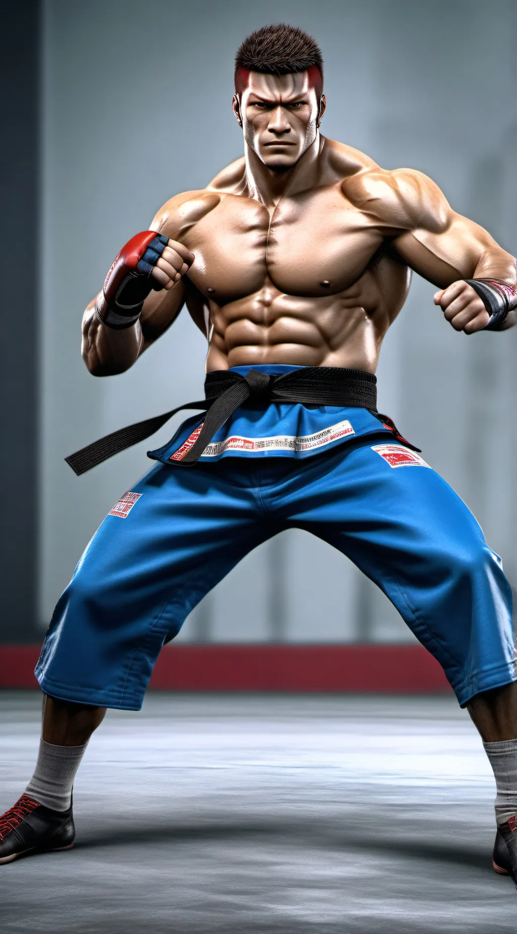 ai character: Ulrich Schweiger  background